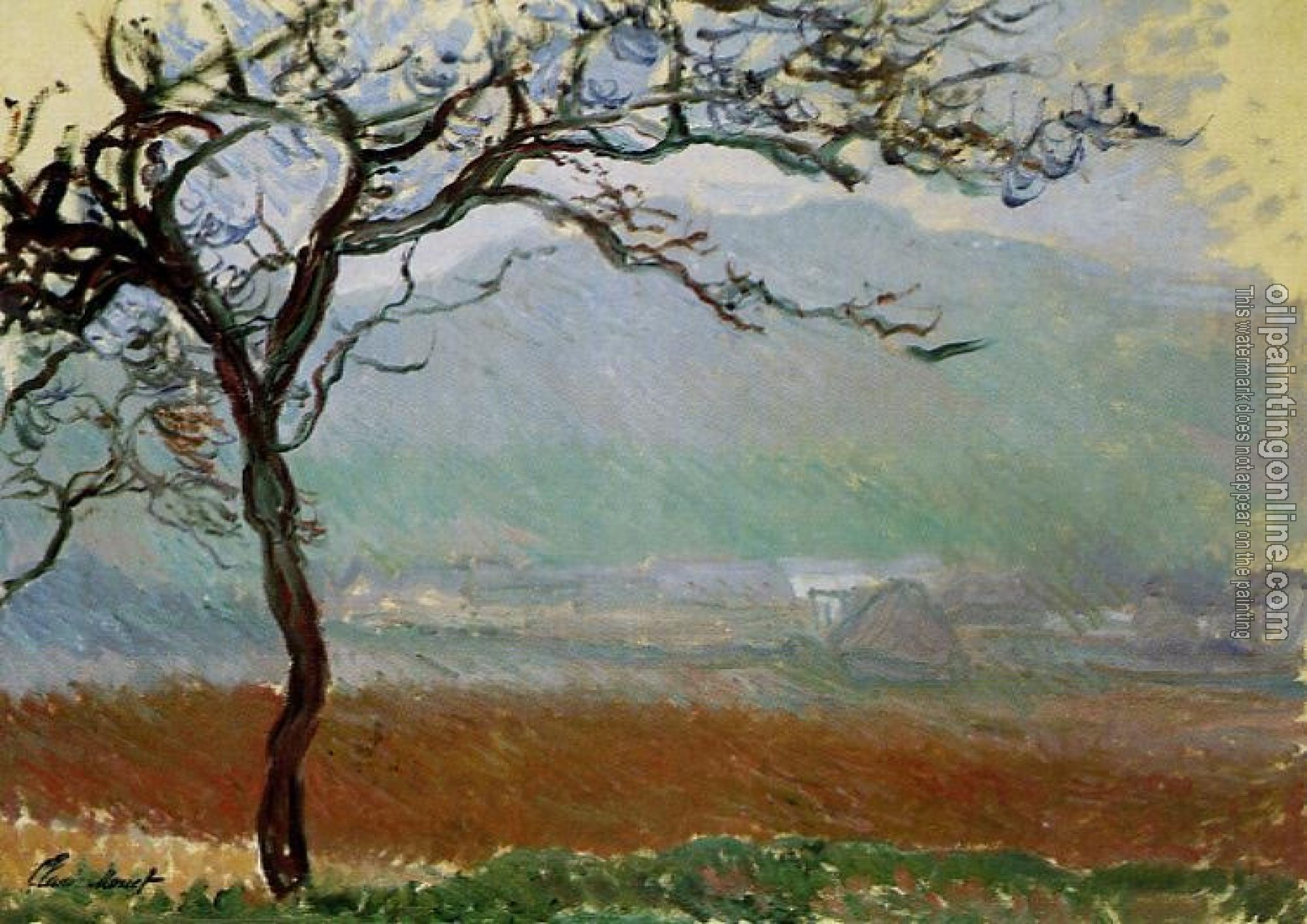 Monet, Claude Oscar - Landscape at Giverny